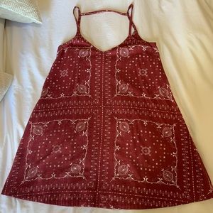 Madewell bandana print dress - Size small
